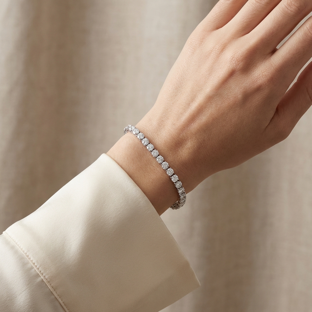 Pulsera de diamantes